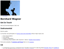 Tablet Screenshot of bernhardwagner.net